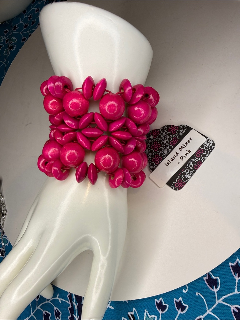 paparazzi Hot Pink Multi-Strand Beaded Bracelet